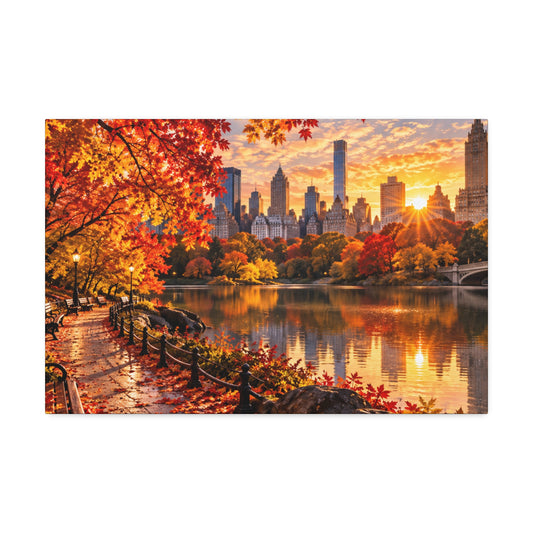 New York Canvas 24x16, 1.5''